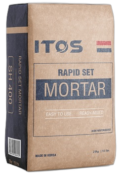 ITOS SH 400 Rapid Set Mortar product bag