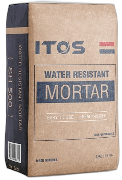 ITOS SH 500 Water Resistant Mortar product bag